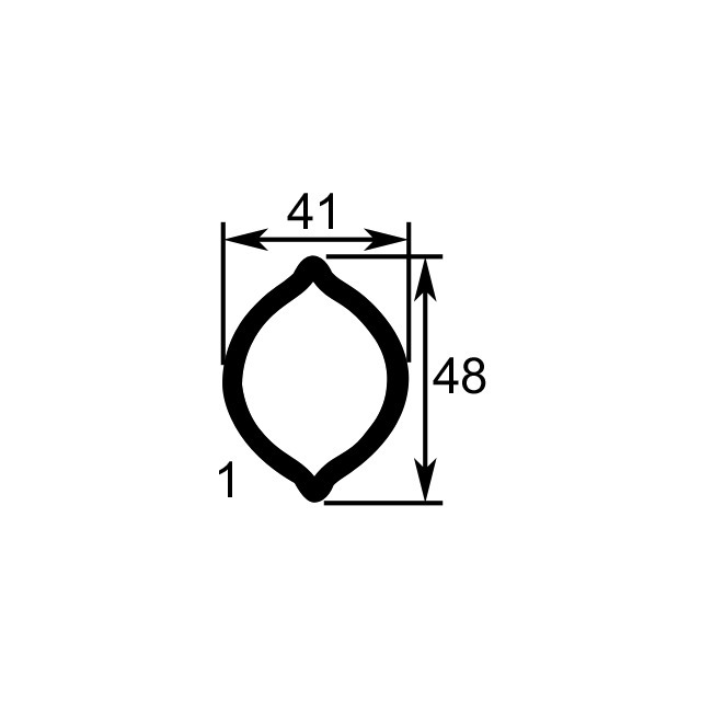 Machoire 27X75 Tube Citron 41X48 référence fournisseur WAL211200